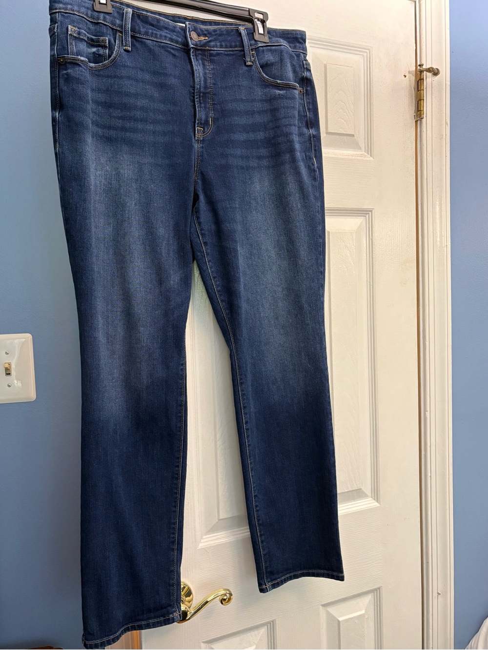 Old Navy Dark Blue Straight-Leg Women’s Jeans